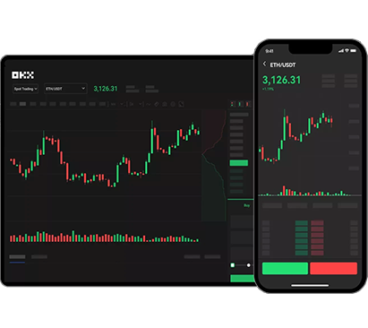 欧易交易界面展示